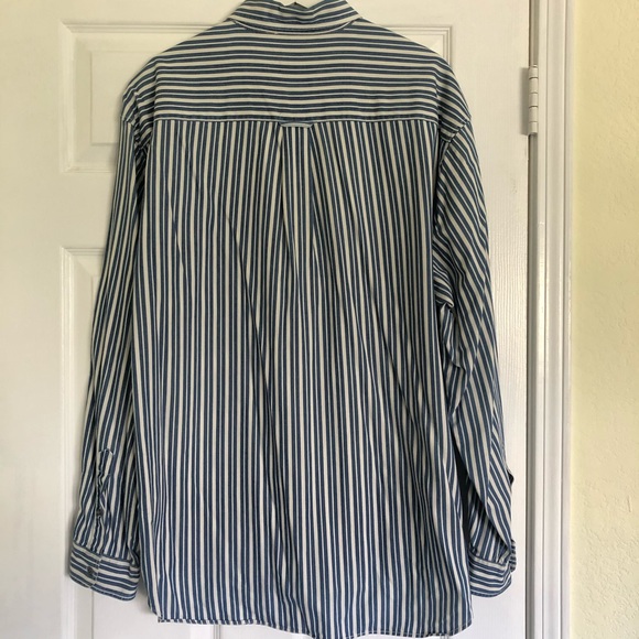 Armani Jeans | Vintage Striped Button Down Shirt - Picture 2 of 8